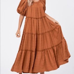 EMORY PARK PUFF SLEEVE DRESS SIZE M